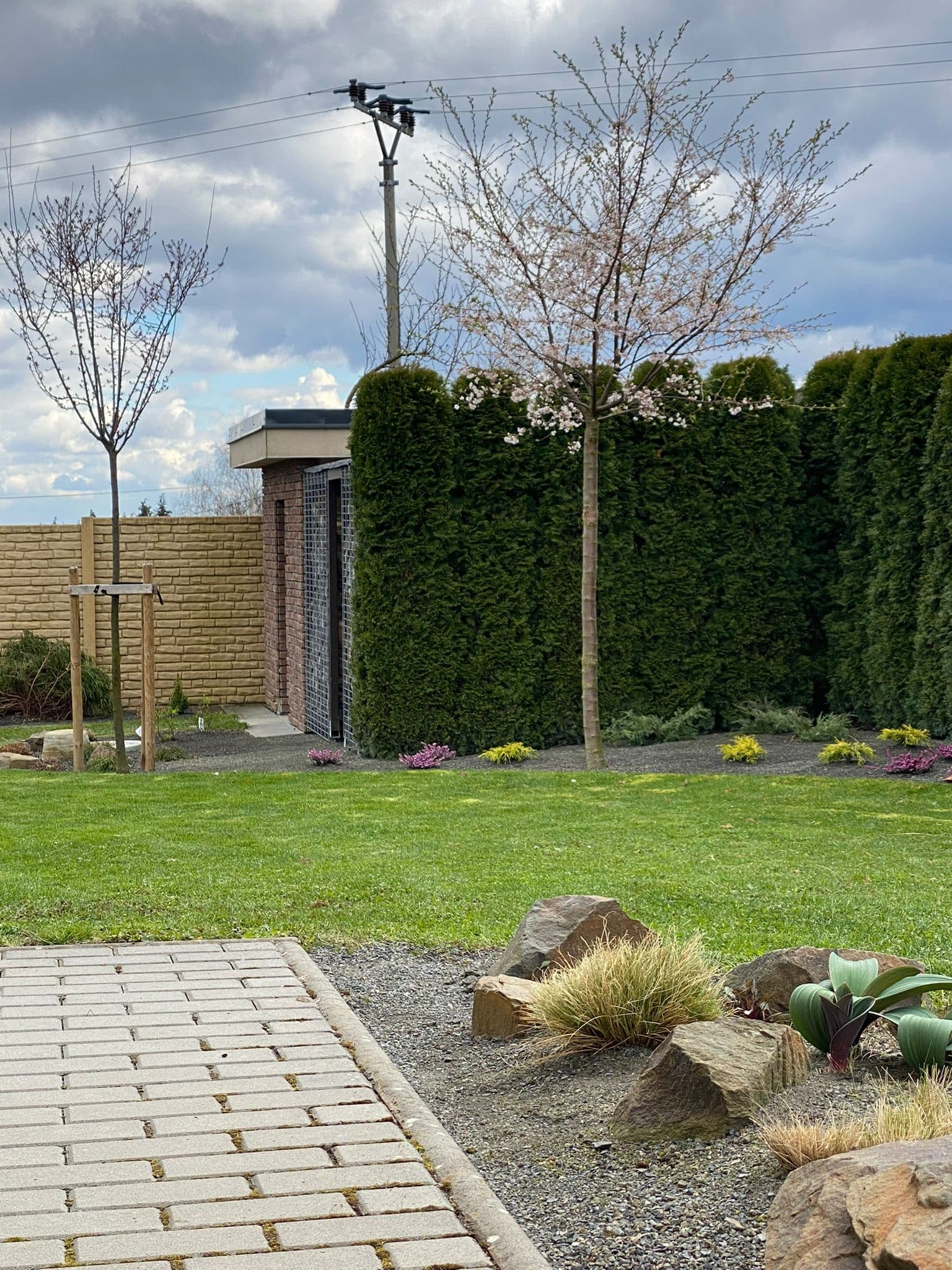 Pozadí sekce Polanka nad Odrou - Zahrady Ondra Červenec
